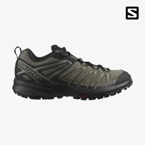 Salomon X Crest Men's Hiking Shoes Olive / Black | CA 29Q5